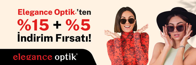 Elegance Optik'ten Güneş Gözlüklerinde İndirim!