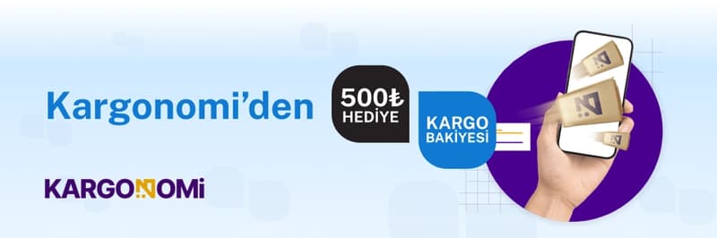 Kargonomi'den 500TL tutarında ücretsiz kargo bakiye fırsatı!