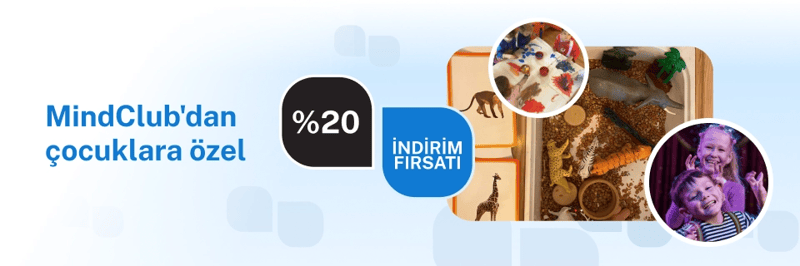 MindClub'da çocuk atölyelerinde online atölyelerde %20, yüz yüze atölyelerde %15 indirim fırsatı!