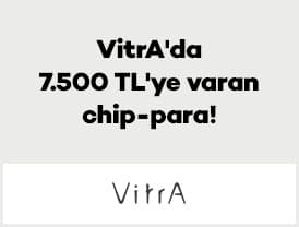 15 Eylül-15 Kasım 2026 tarihleri arasında VitrA'dan tek seferde yapılacak 50.000 TL...