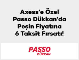 Axess'e özel, 21 – 31 Ekim 2026 tarihleri arasında Passo peşin fiyatına...