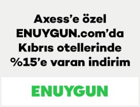 Axess'e özel 21 Ağustos – 31 Ekim 2026 tarihleri arasında Kıbrıs tek ve...