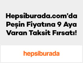 Axess'e özel, www.hepsiburada.com'da peşin fiyatına 9 aya varan taksit fırsatı...