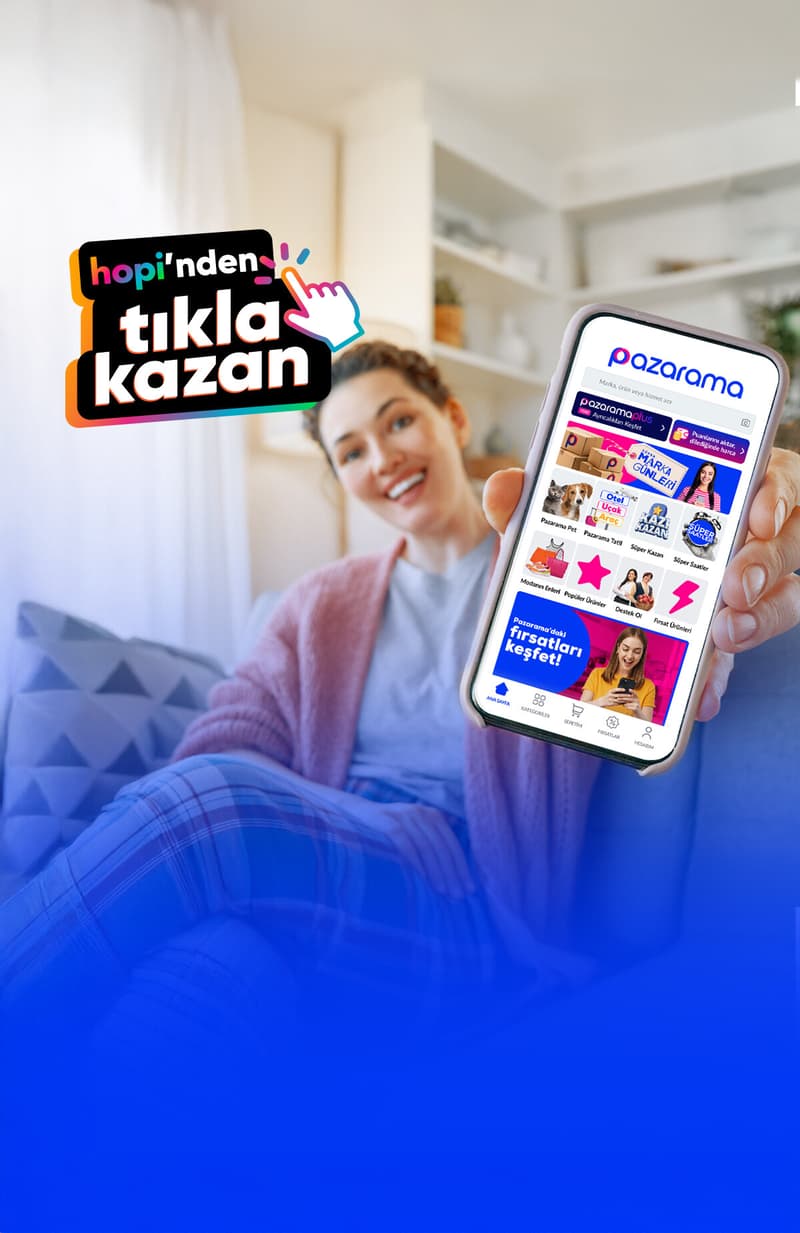 PAZARAMA — Alışverişten önce tıkla %10 Paracık kazan