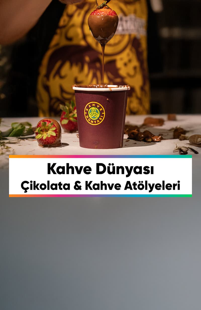 BİLETİX — Kahve Dünyası atölye etkinliği biletlerinde %10 daha az öde