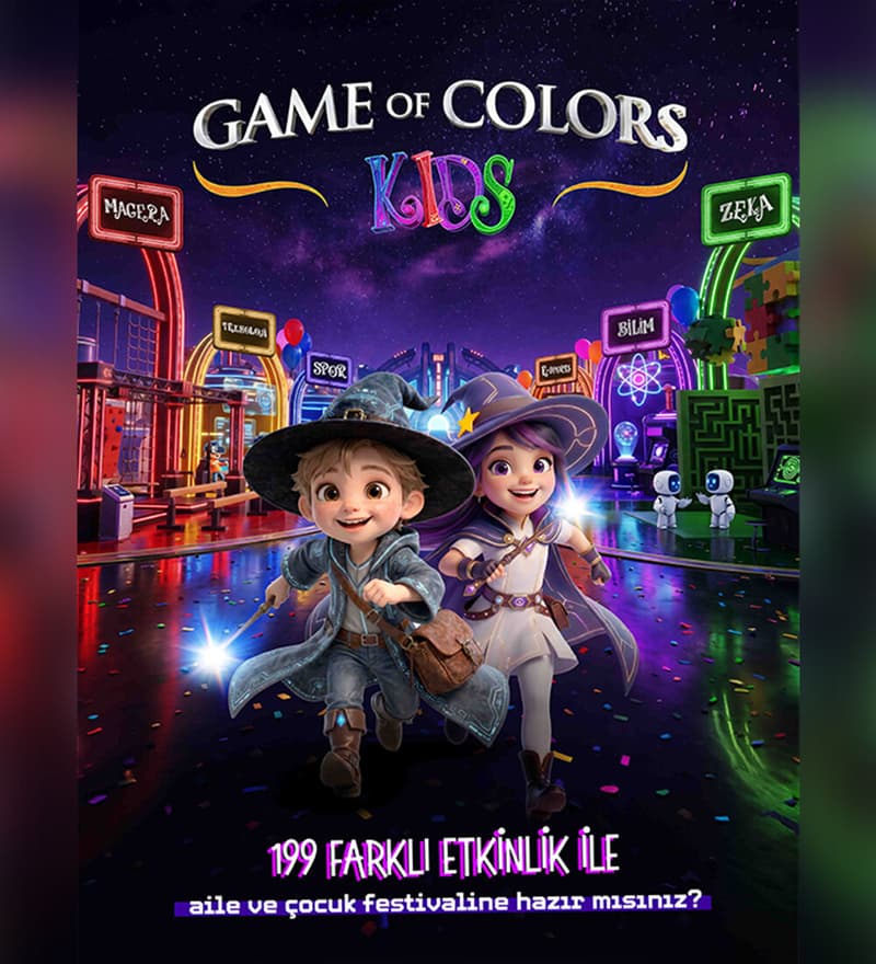 BİLETİNİAL — Game of Colors Kids etkinliği… (İstanbul Lütfi Kırdar Uluslararası Kongre ve Sergi Sarayı)