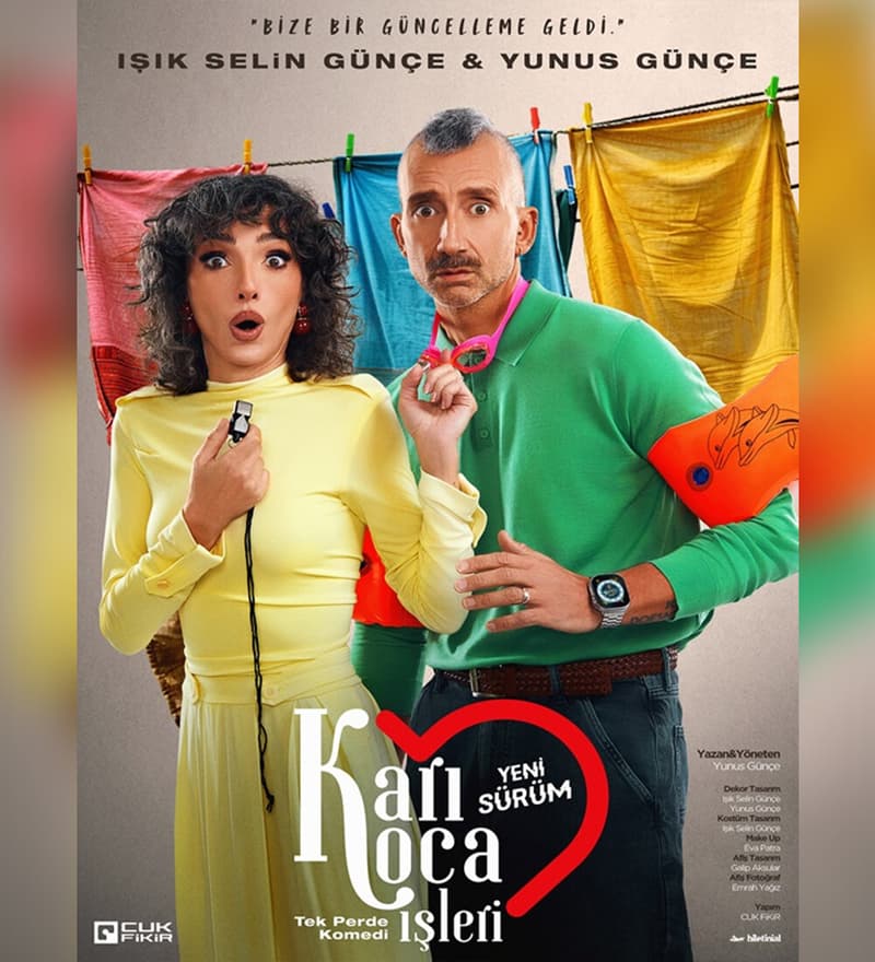 BİLETİNİAL — Karı Koca İşleri / Yeni Sürüm Tiyatro Oyunu biletlerinde %20 daha az öde