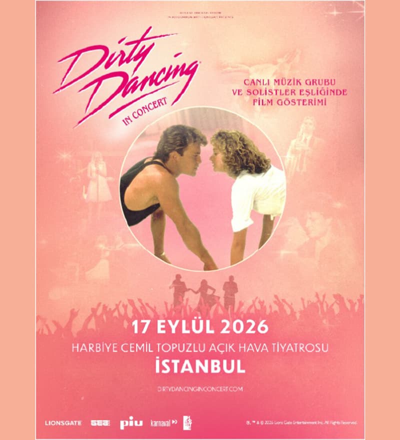 BİLETİNİAL — Dirty Dancing In Concert etkinliği biletlerinde %30… (Harbiye Cemil Topuzlu Açıkhava Tiyatrosu)