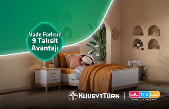 Almila Mobilyada 9 Aya Varan Taksit Firsati