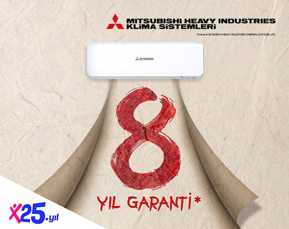 Mitsubishi Heavy Klima'da peşin fiyatına 12 aya varan taksit fırsatı!