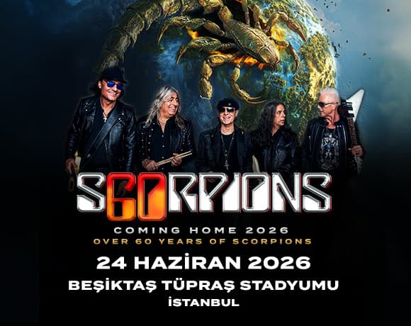 Scorpions Konser Biletleri %15 İndirimli!