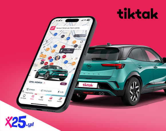 Tiktak'tan İlk Araç Kiralamada 1.000 TL İndirim Fırsatı