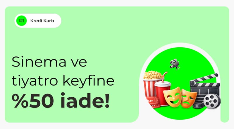 ON Kredi Kartı Sinema ve Tiyatro Kampanyası