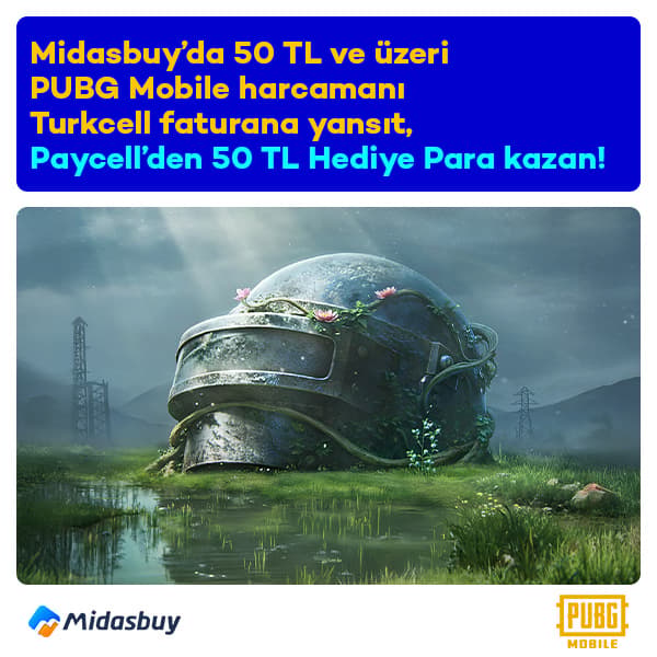 PUBG Mobile’da 50 TL hediye para!