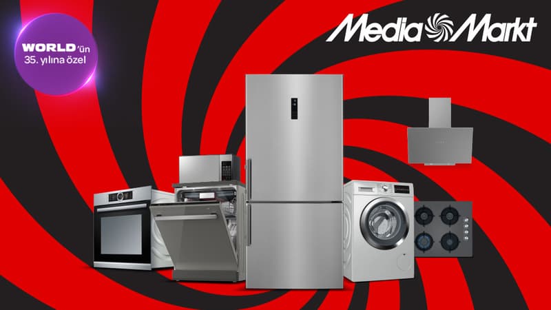 World'ün 35. yılına özel MediaMarkt.com.tr'de 25.000 TL ve üzeri alışverişe 2.035 TL Worldpuan!
