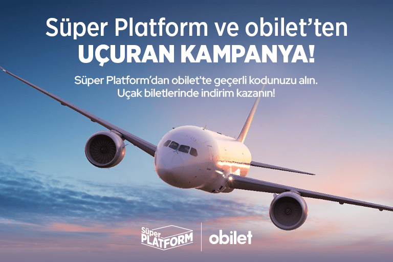 obilet'te Uçak Biletlerinde 150 TL İndirim