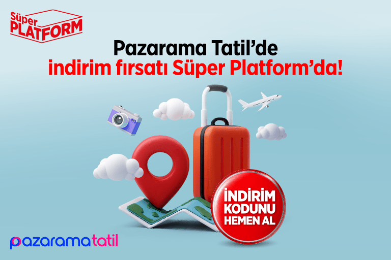 Pazarama Tatil'den 3.000 TL İndirim
