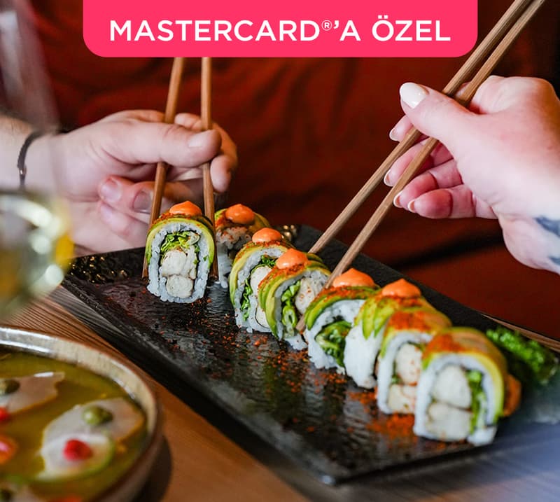 SUSHI MANGA'DA %20'YE VARAN MASTERCARD İNDİRİMİ